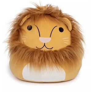 NEW Kid's Lion Squishy Critter Throw Pillow Soft Cuddle Gift Easter